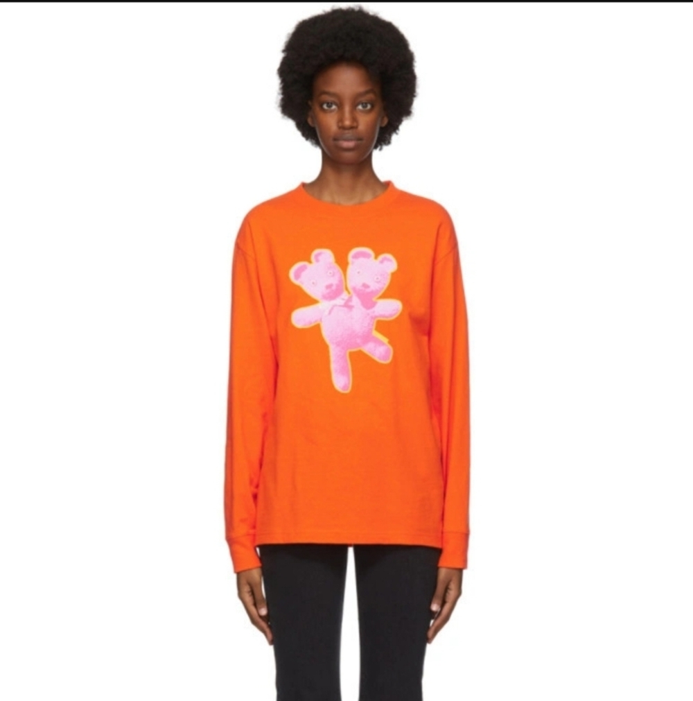 Marc Jacobs Orange Heaven by Marc Jacobs Double-Headed Teddy Long Sleeve XL